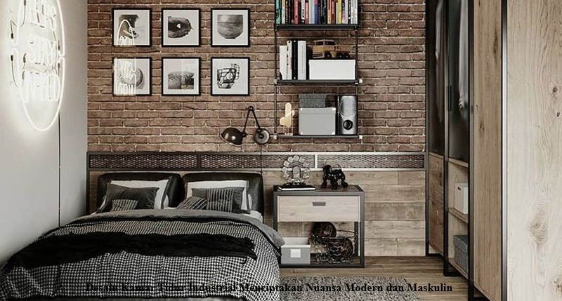 Desain Kamar Tidur Industrial
